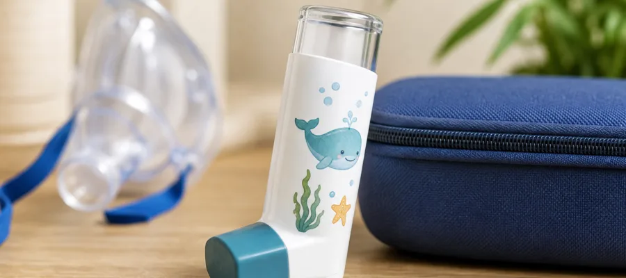 Inhalator personalisieren mit Namen und Motiven